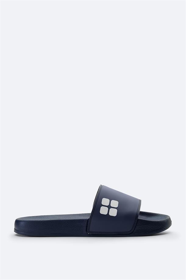 Navy Eva Slides