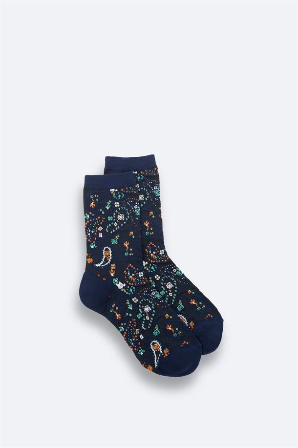 Navy Socks