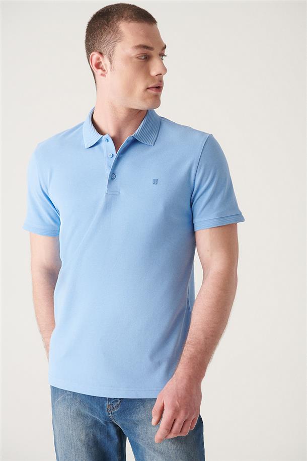 Mavi Polo Yaka Basic T-Shirt