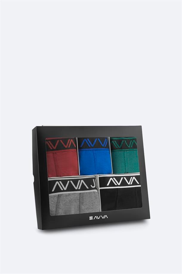 Multicolour 5 Pack Boxers