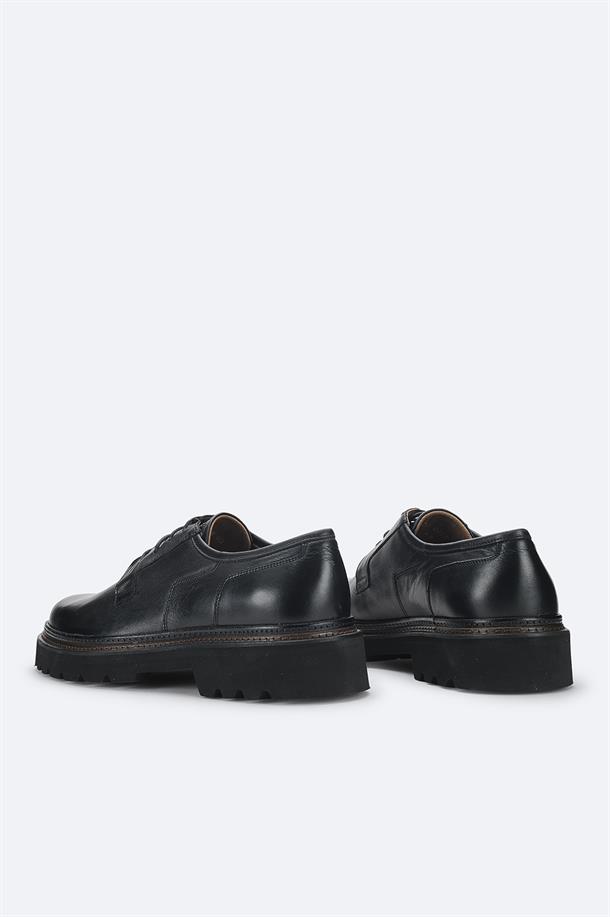 Black Leather Smart Shoes