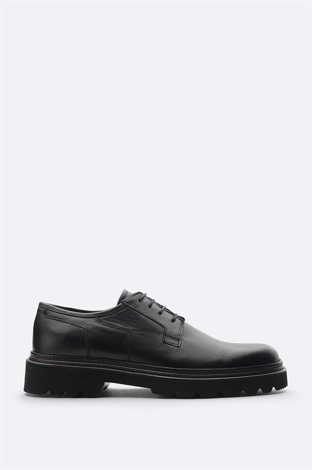 Black Leather Smart Shoes