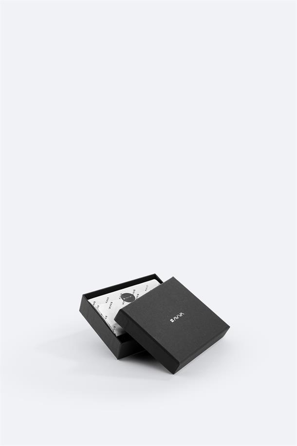 Black Leather Card Holder