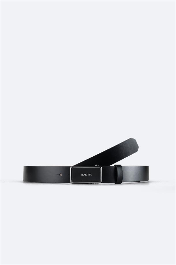 Black Leather Belt