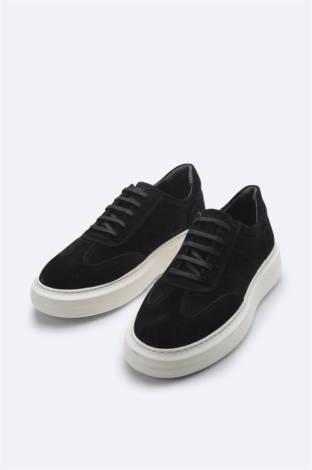 Black Suede Casual Shoes