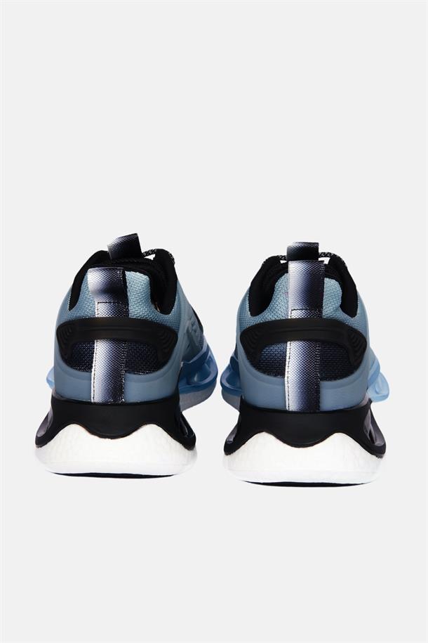 Siyah Esnek Taban Sneaker Ayakkabı