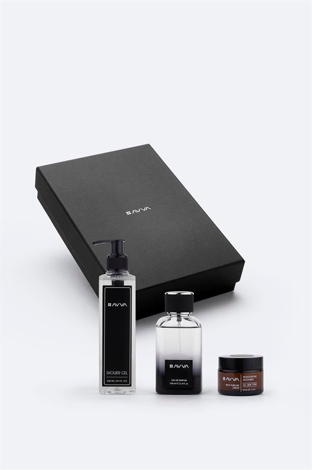 Siyah Shower Jel-Krem-Parfüm Seti 100 ml