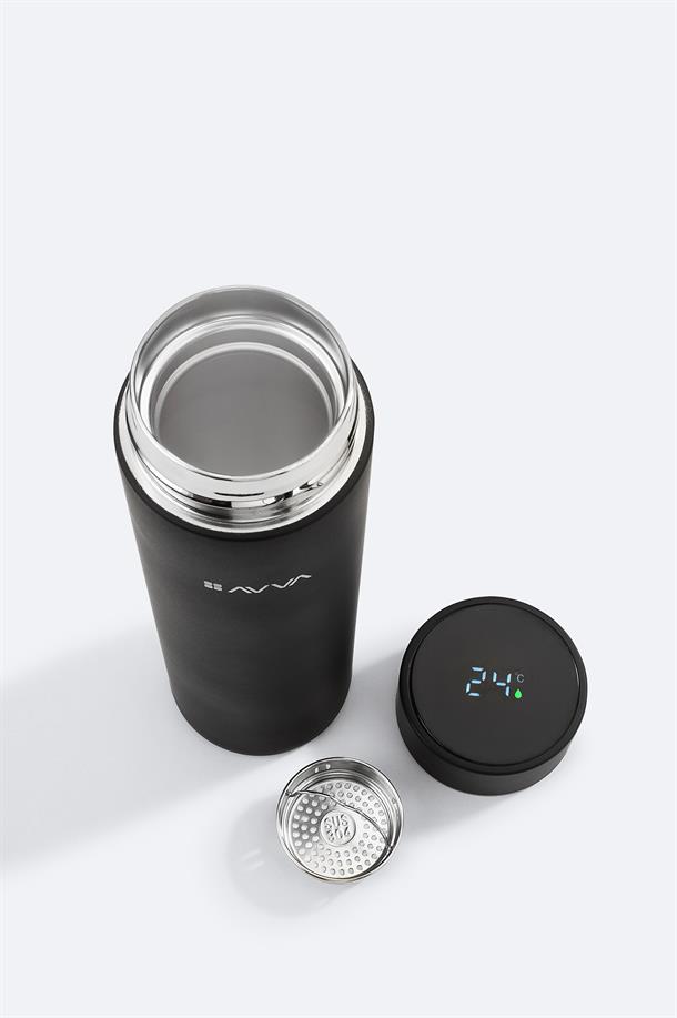 Black Sport Steel Thermos