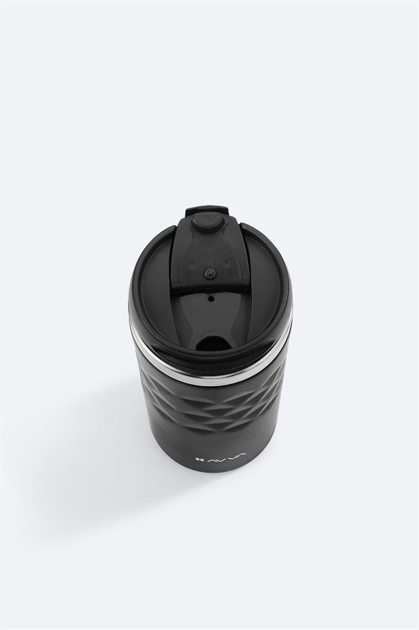 Black Sport Steel Thermos