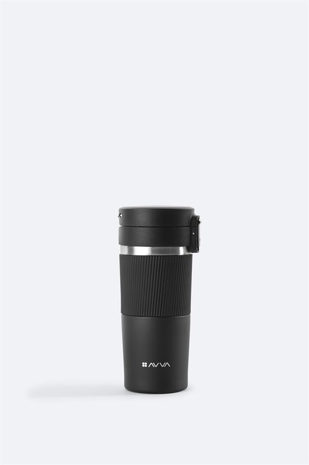 Black Sport Steel Thermos