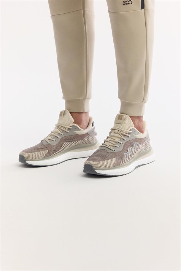 Vizon Esnek Taban Sneaker Ayakkabı