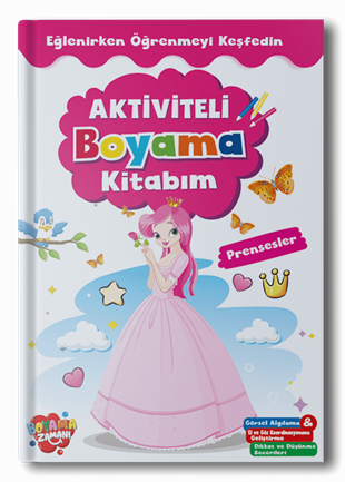 Aktiviteli Boyama Kitabı - Prensesler - 9786257873918