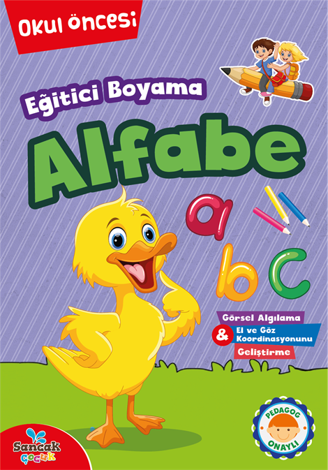 Eğitici Boyama - Alfabe - 9786257873741