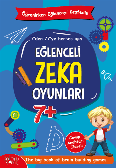 Eğlenceli Zeka Oyunları - Mavi Kitap - 9786257944748