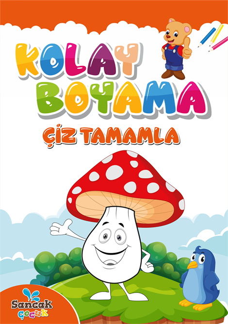 Kolay Boyama - Çiz Tamamla - 9786257873284