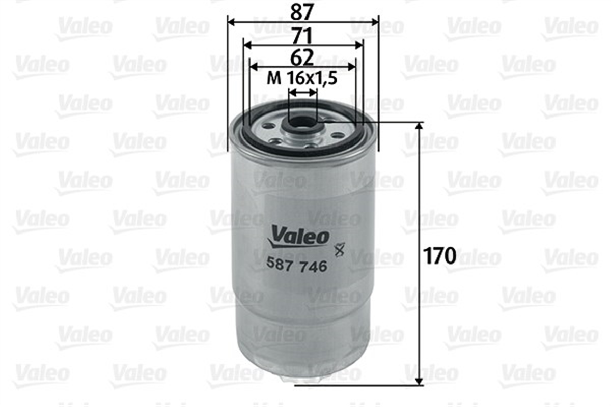 147YAKIT FİLTRESİ MAZOT ALFA ROMEO 147 1.9 JTD 16V VALEO 587746VALEOVALEO 587746