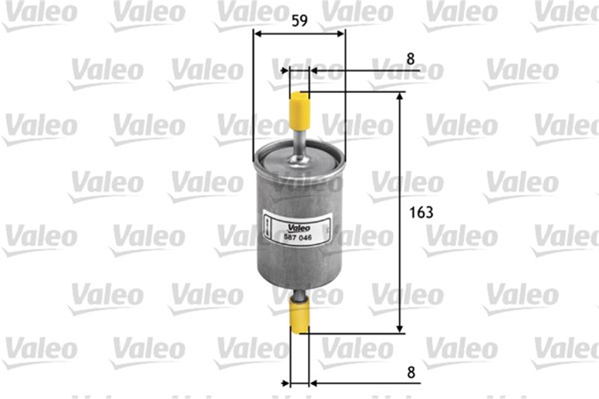156YAKIT FİLTRESİ BENZİN ALFA ROMEO 156 1.6 16V T.SPARK VALEO 587046VALEOVALEO 587046