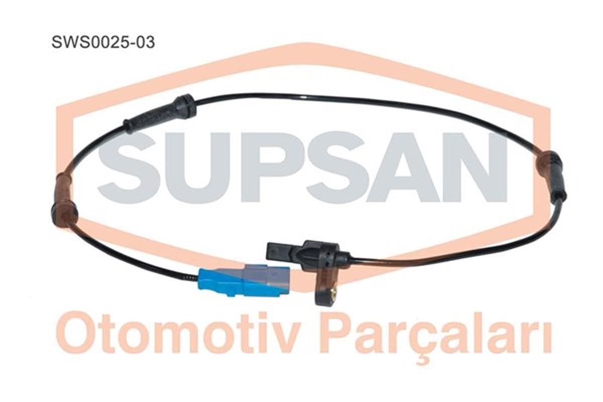 206SENSÖR ABS PEUGEOT 206 - 206 1.4İ TU3JP - 1.4HDİ DV4TD - 1.4 16V ET3J4 - 1.6 16V TU5JP4 - 1 SUPSAN SWS0025-03SUPSANSUPSAN SWS0025-03
