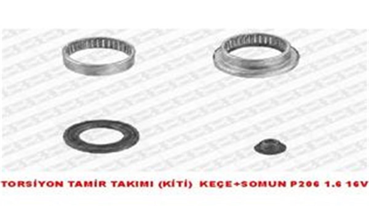 206TORSİYON TAMİR TAKIMI KİTİ KEÇELİ-KAPAK SIZ P206 1.4-1.6 İNJ 2.0 HDİ O SNR KS559.04SNRSNR KS559.04