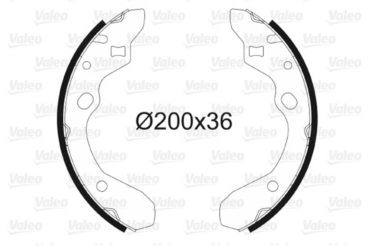 323PABUÇLU FREN BALATASI MAZDA 323 FAMİLİA 1.3. 1.5 94 - . 323 SPORTİVA 94 - . MX3 1.6 94 - VALEO 562596VALEOVALEO 562596