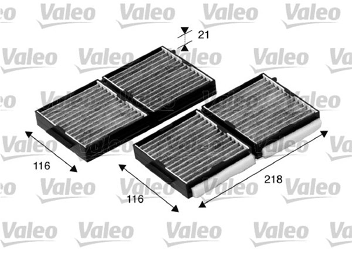 323POLEN FİLTRESİ MAZDA 323 KIT2 VALEO 698890VALEOVALEO 698890