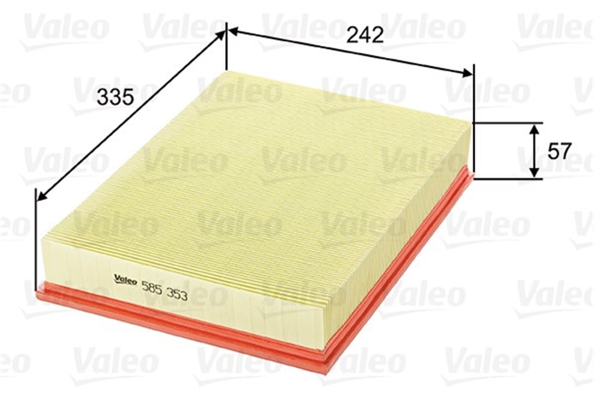 940HAVA FİLTRESİ VOLVO 940 II ESTATE 2.3 TI VALEO 585353VALEOVALEO 585353