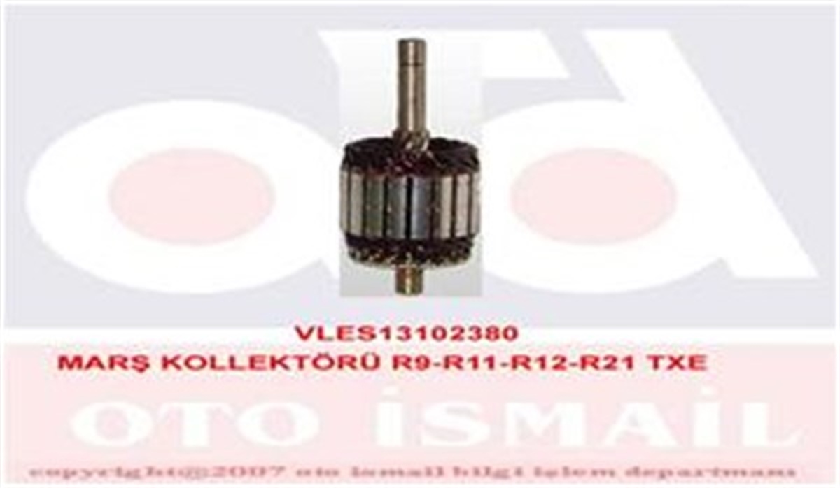 9MARŞ KOLLEKTÖRÜ R9-R11-R12-R21 TXE O VALEO 102380VALEOVALEO 102380
