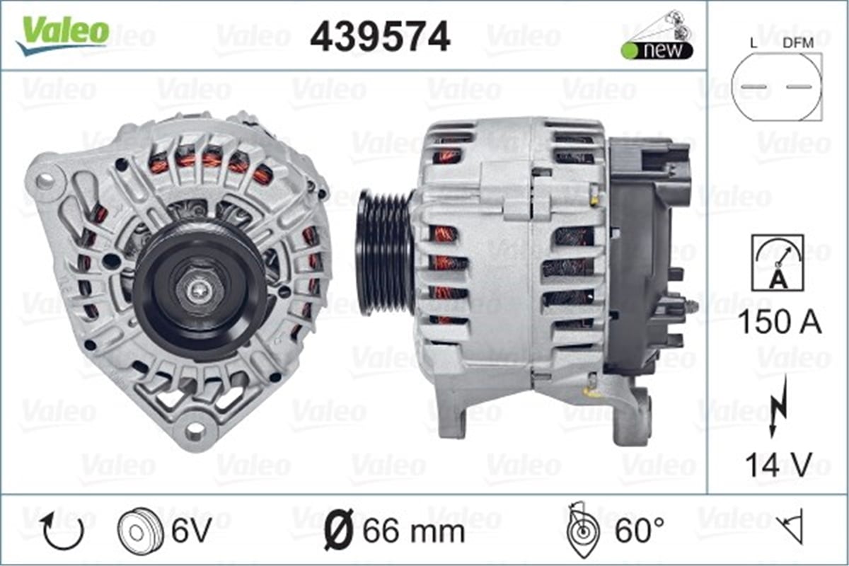 A4ALTERNATÖR AUDI A4 VALEO 439574VALEOVALEO 439574