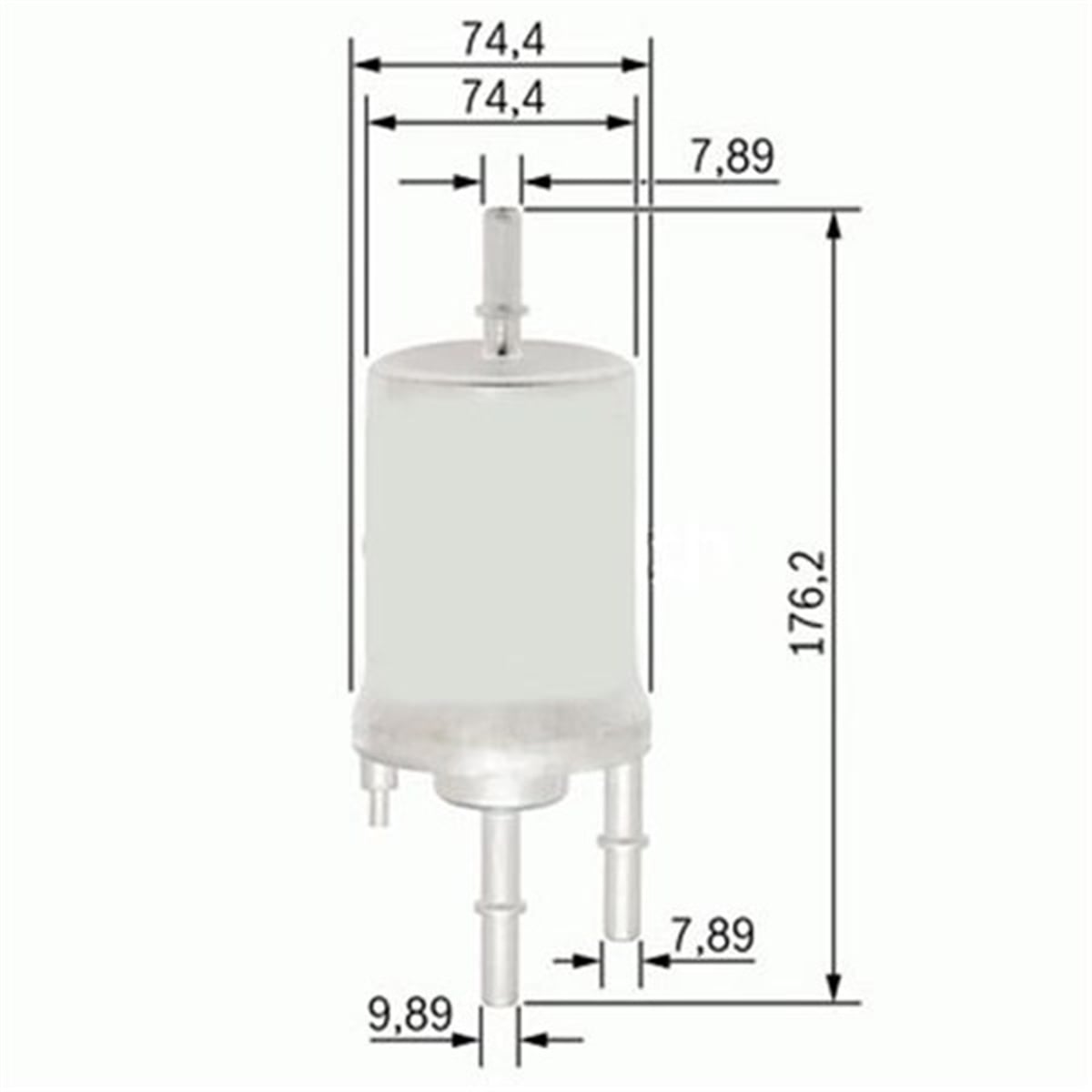 A4YAKIT FİLTRESİ AUDI A4 1.8T 02-04 - A6 2.4-3.0 04-06 - A8 6.0 03-10 SARDES SF6013SARDESSARDES SF6013