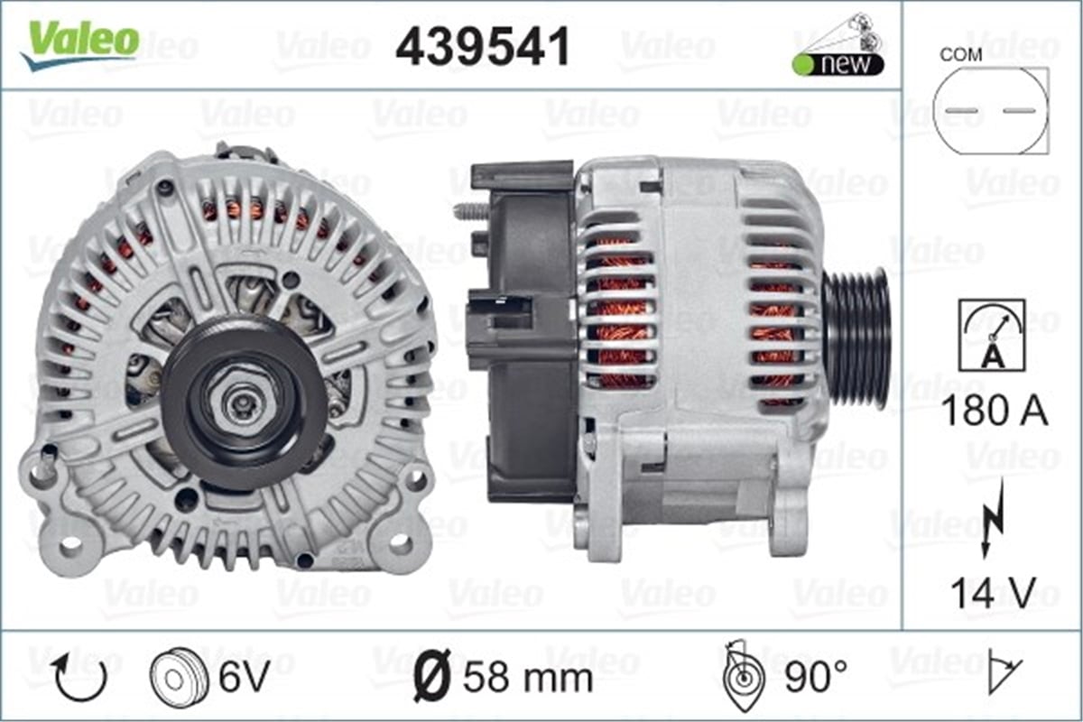 A6ALTERNATÖR AUDI A6 VALEO 439541VALEOVALEO 439541