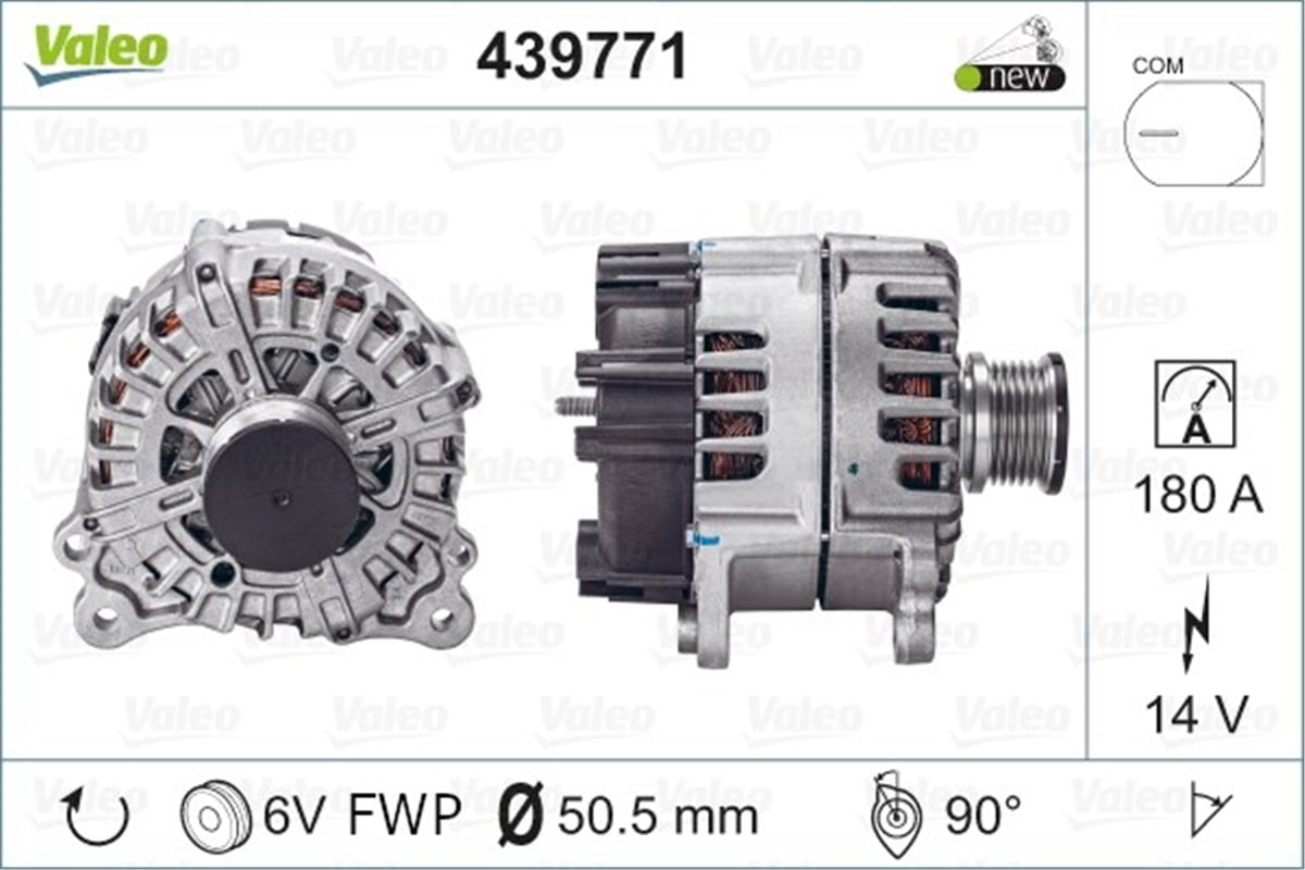 A6ALTERNATÖR MERCEDES-AUDI A6 TDI VALEO 439771VALEOVALEO 439771