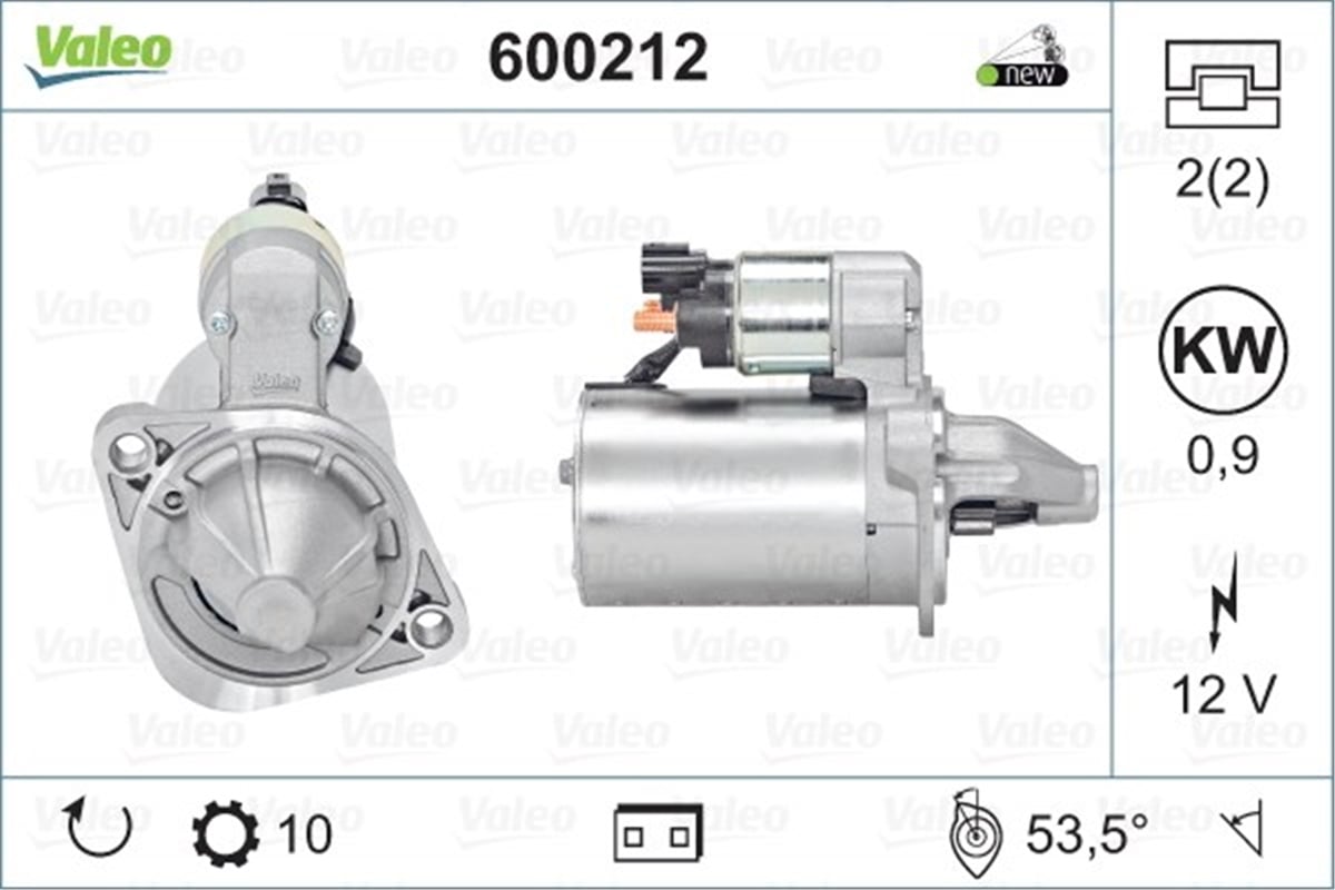 ACCENTMARŞ MOTORU HYUNDAI ACCENT 1.6 13-16 MT-ELANTRA-İ20-İ40-VELOSTER VALEO 600212VALEOVALEO 600212