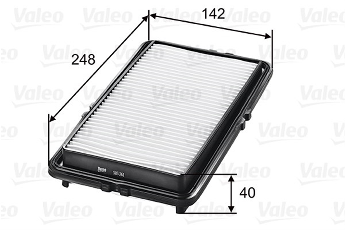 ACCORDHAVA FİLTRESİ ROVER 600 620SI-HONDA ACCORD VI 1.9 VALEO 585261VALEOVALEO 585261