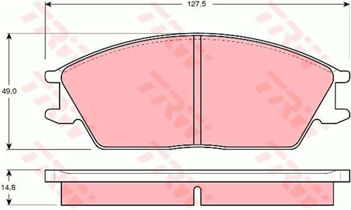 ACCORDÖN BALATA HONDA ACCORD -86 HYUNDAI ACCENT EXCEL -06-98 - S COUPE FİŞSİZ GDB373 TRW GDB373TRWTRW GDB373