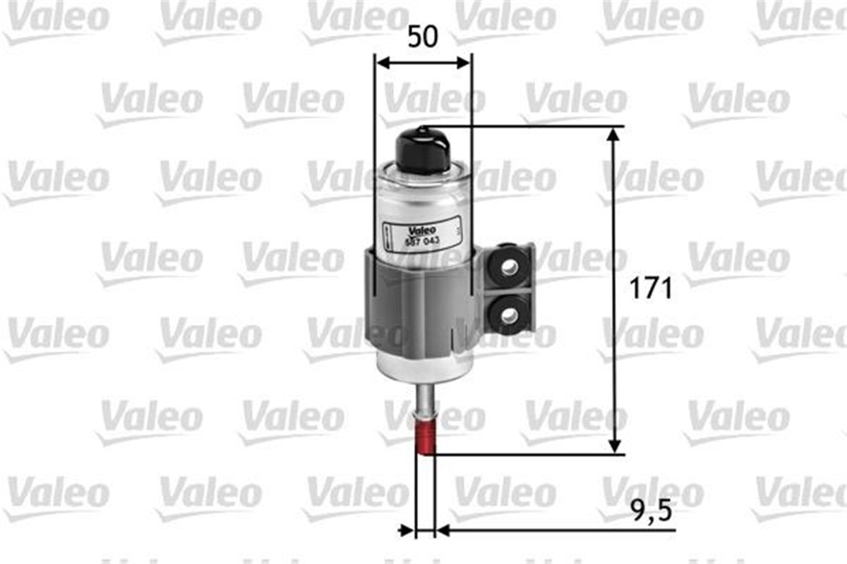 ACCORDYAKIT FİLTRESİ BENZİN HONDA ACCORD VII 1.8 I VALEO 587043VALEOVALEO 587043