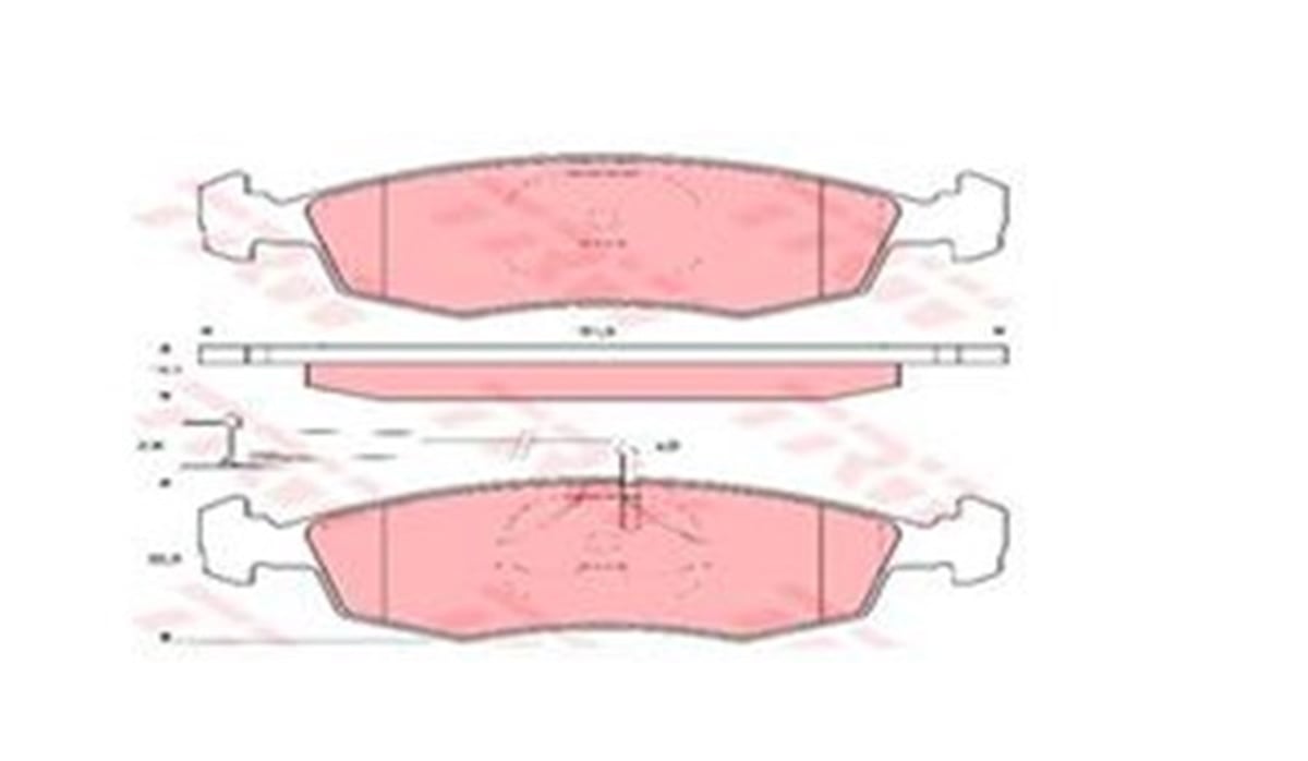 ALBEAÖN BALATA PALIO WEEKEND 96 ALBEA 01 DOBLO 00 FİŞLİ TRW GDB1341TRWTRW GDB1341