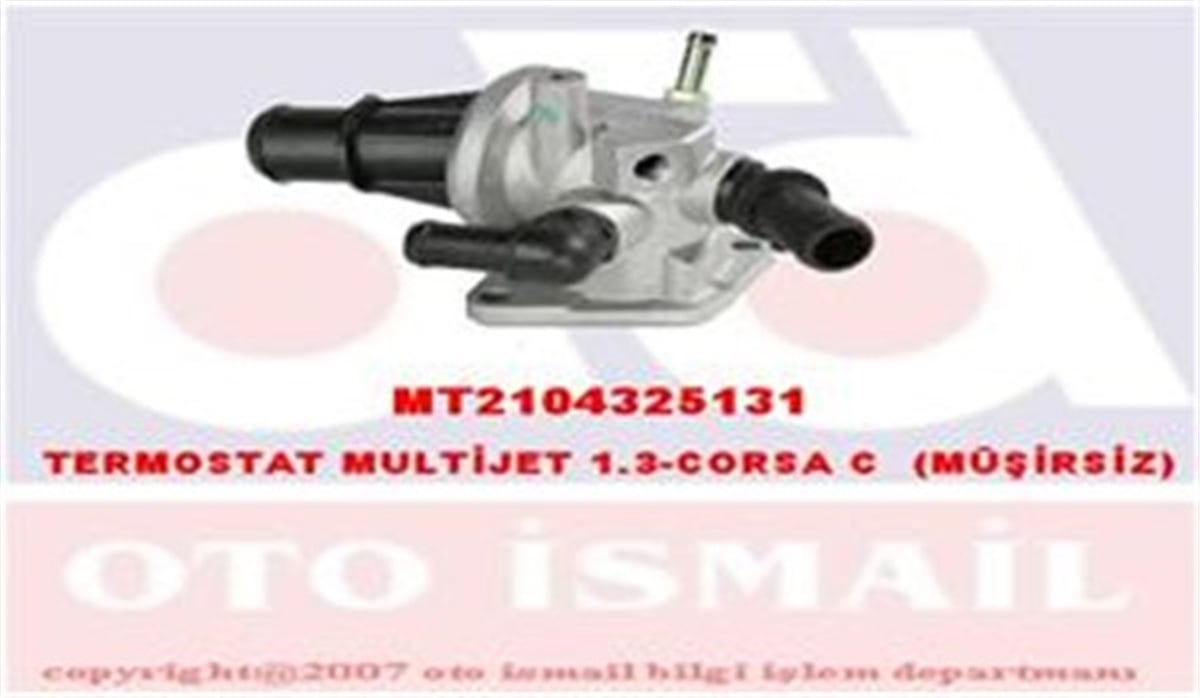 ALBEATERMOSTAT KOMPLE ALBEA-DOBLO-PALIO-PUNTO-PANDA 1.3 CORSA C-COMBO-MERIVA-TIGRA-1.3 CDTI MÜŞÜRSÜZ MITA 04325131MITAMITA 04325131