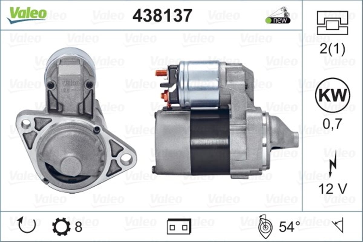 ALMERAMARŞ MOTORU NISSAN ALMERA-PRIMERA VALEO 438137VALEOVALEO 438137
