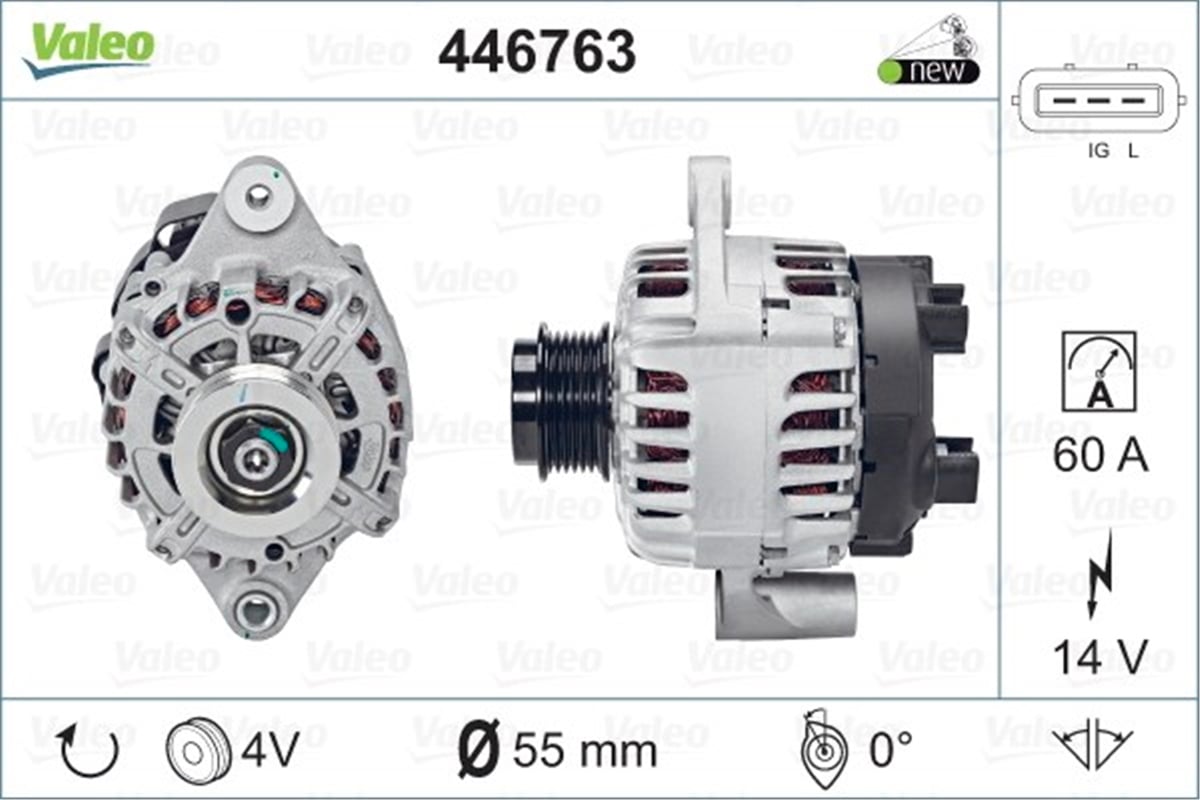 ALTOALTERNATÖR SUZUKI ALTO 800 VALEO 446763VALEOVALEO 446763