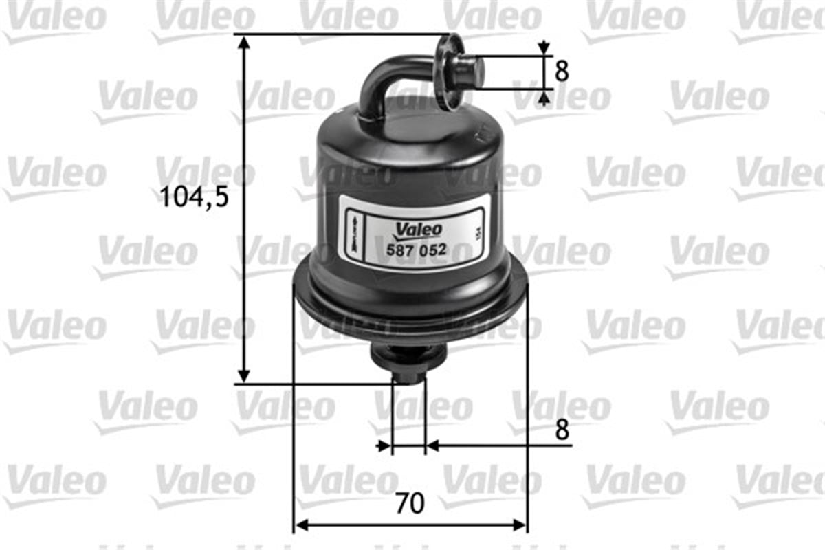 ALTOYAKIT FİLTRESİ BENZİN SUZUKI ALTO VALEO 587052VALEOVALEO 587052