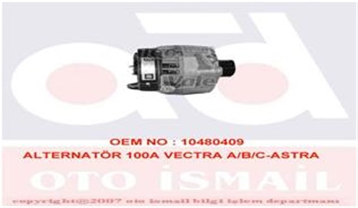 ASTRAALTERNATÖR 12V 100AH. ASTRA F 91-98 -VECTRA A-B 88-02 1.6İ-1.8İ-2.0-2.0İ-CORSA B 93-00 1.4İ-1.6İ VALEO 439427VALEOVALEO 439427