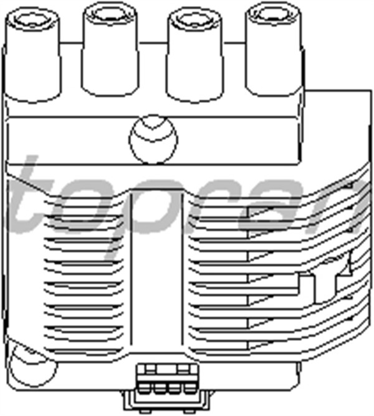 ASTRAATEŞLEME BOBİNİ ASTRA F-CORSA B 1.4İ 16V-1.6İ 16V-TIGRA 1.4 16V-1.6 16V-VECTRA B 1.6İ 16V TOPRAN 206637755TOPRANTOPRAN 206637755