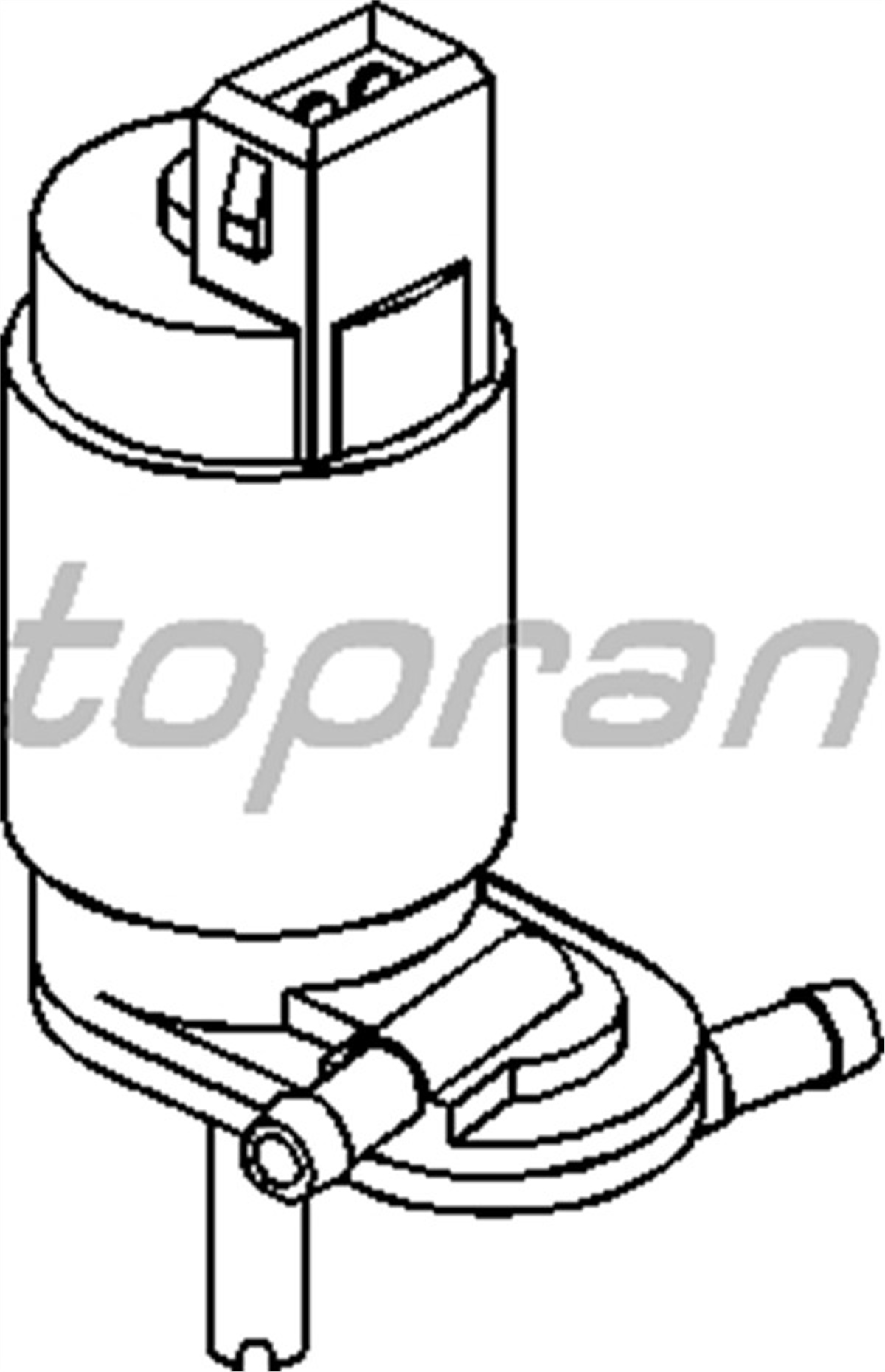 ASTRACAM SU FİSKİYE POMPASI ÇİFT ÇIKIŞ LINE-FIORINO-PUNTO-ASTRA G-CORSA B-C-VECTRA B-C-CADDY II-PASSAT TOPRAN 103173755TOPRANTOPRAN 103173755
