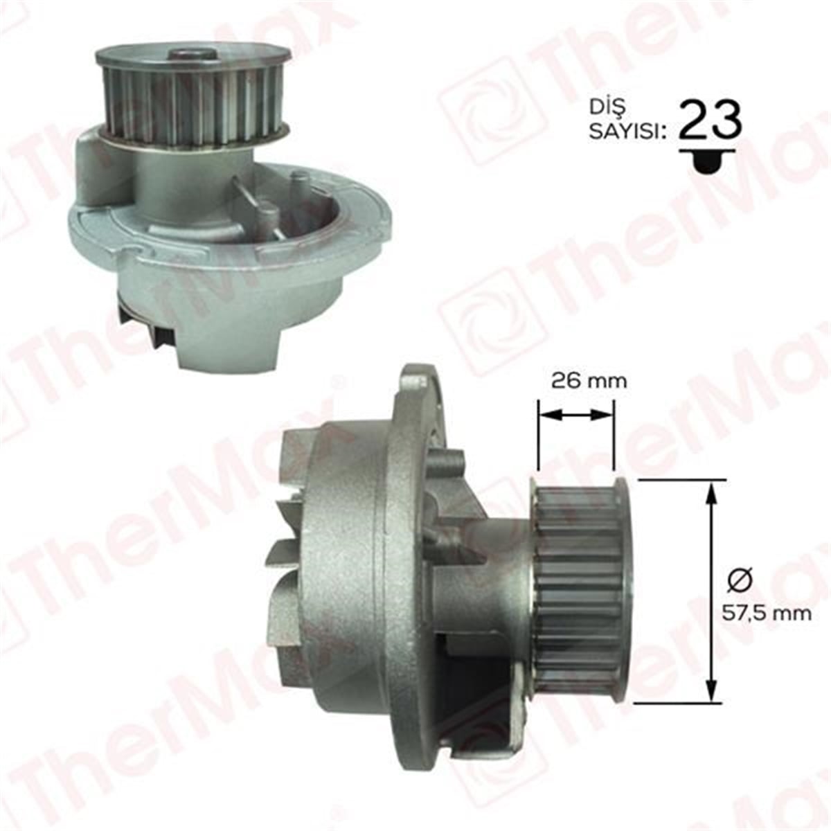 ASTRADEVİRDAİM ASTRA G-H-VECTRA B-C-MERIVA-ZAFIRA 1.8-1.8 16V PA727 T THERMAX T01.203THERMAXTHERMAX T01.203