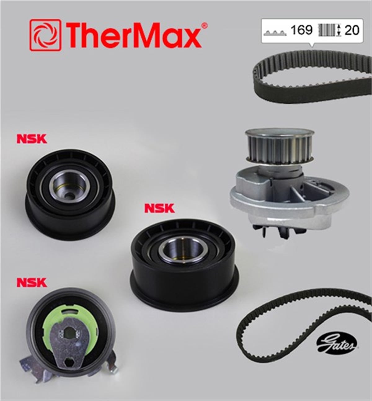 ASTRADEVİRDAİMLİ EKSANTRİK GERGİ KİTİ ASTRA F-CORSA B-VECTRA B 1.4İ-1.6İ-1.8İ 16V X14XE-X16XEL-X18XE THERMAX T15.161THERMAXTHERMAX T15.161