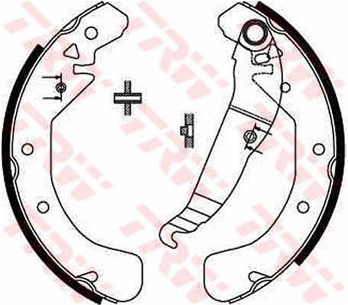 ASTRAFREN BALATASI ARKA PABUCLU 1605920 OPEL ASTRA G ASTRA H 98-08 BM TRW TRW GS8637TRWTRW GS8637