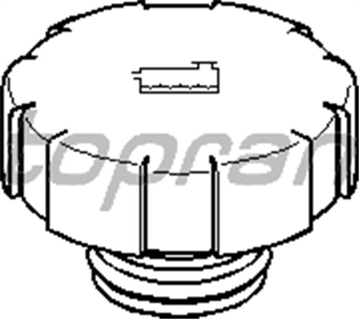 ASTRAGENLESME KAVANOZ KAPAĞI ASTRA H-CORSA D-SIGNUM-VECTRA C-ZAFIRA B TOPRAN 206670755TOPRANTOPRAN 206670755