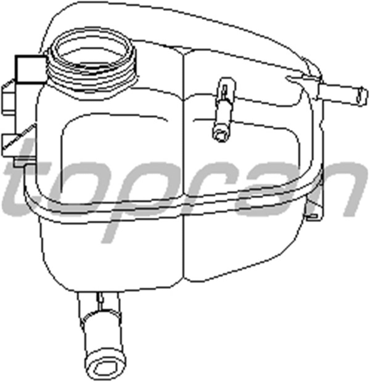 ASTRAGENLEŞME KAVANOZU ASTRA G 1.2-1.4-1.6-1.7-1.8-2.0-2.2 98-05 TOPRAN 205699755TOPRANTOPRAN 205699755