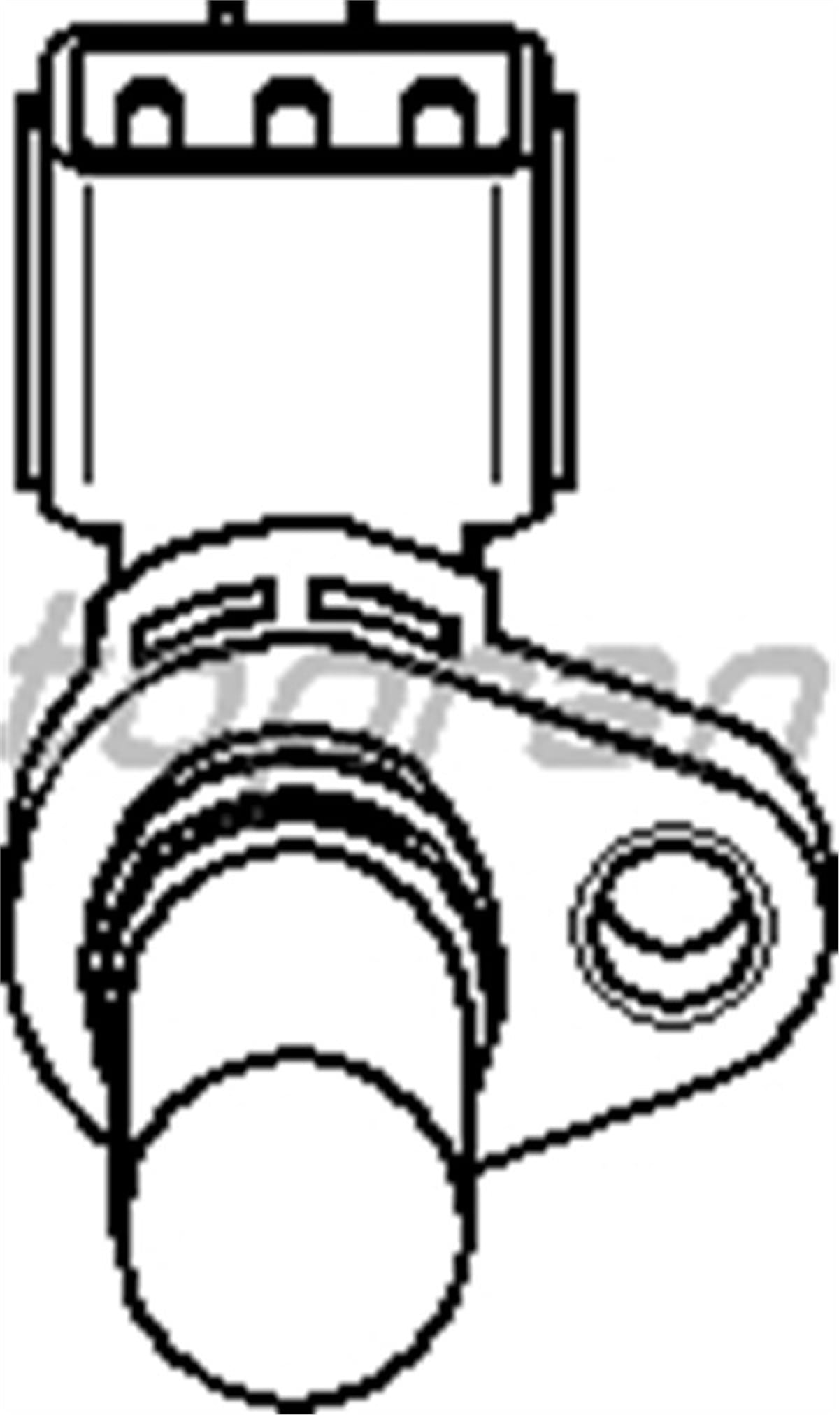 ASTRAKRANK MİL SENSÖRÜ ASTRA G-COMBO-CORSA C 1.7DTI 16V 00 TOPRAN 207155466TOPRANTOPRAN 207155466