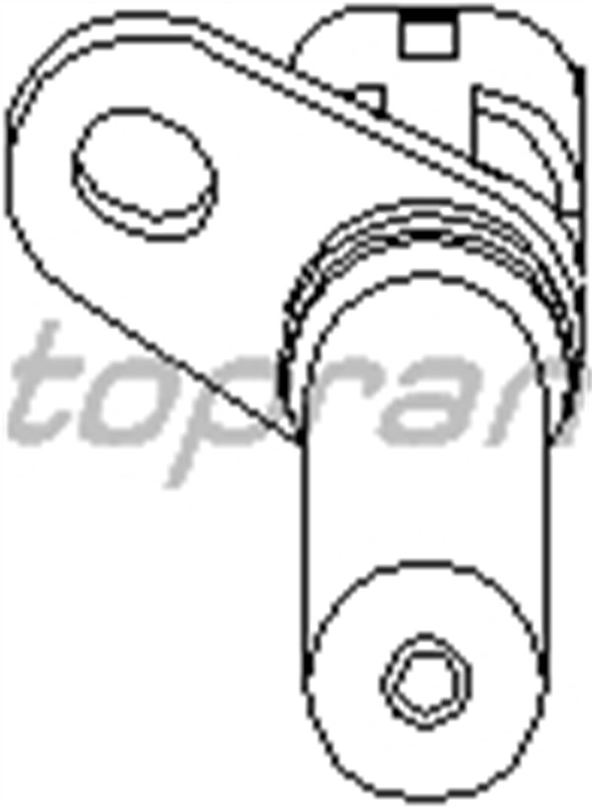 ASTRAKRANK MİL SENSÖRÜ ASTRA G-H-CORSA C-VECTRA B-C 1.4-1.6 16V TOPRAN 206904755TOPRANTOPRAN 206904755